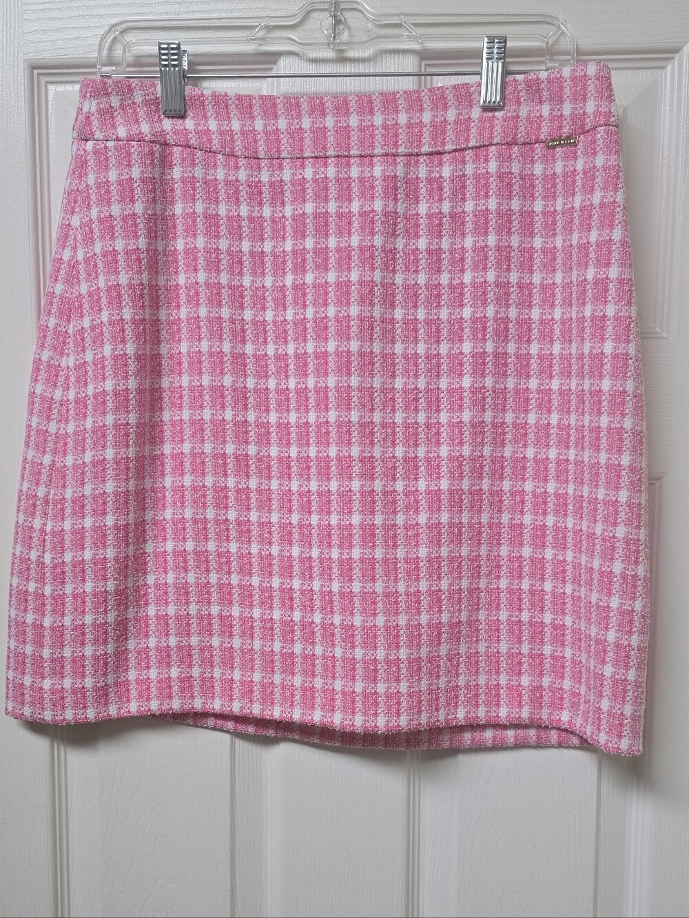 Nine West Pink and White Tweed Jacket (SML) & Skirt (MD) Set - Picture 2 of 3
